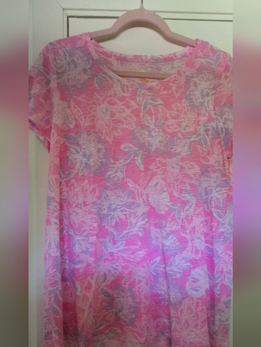 Lilly Pulitzer Etta Scoop Neck Zen Garden Top - Picture 2 of 6